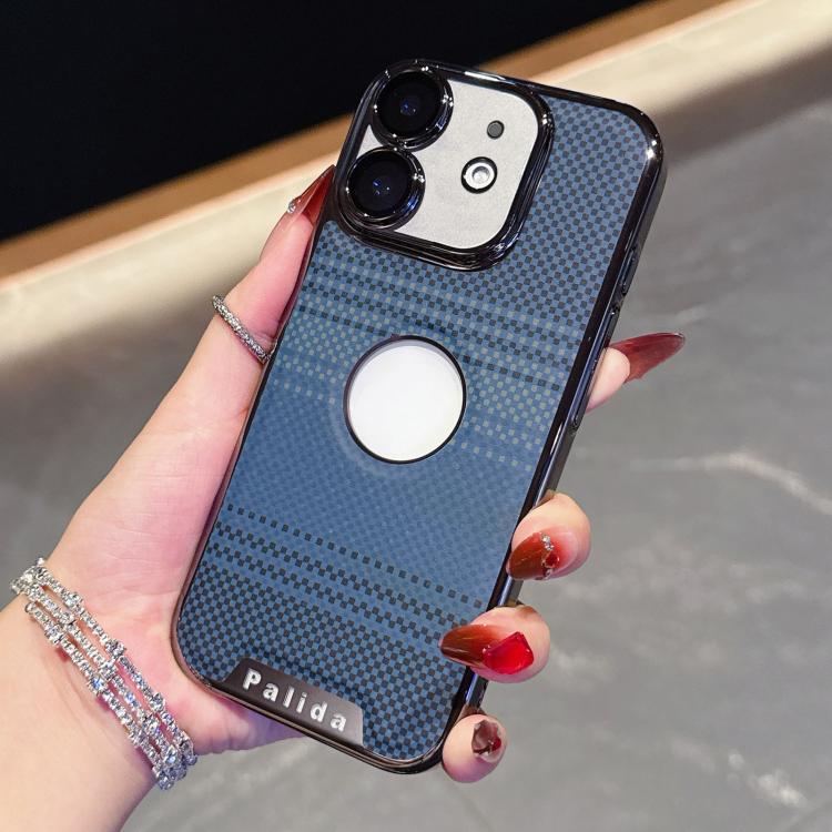 Custodia per telefono Palida con texture in Kevlar elettrolitico antiurto., For iPhone 13, For iPhone 12, For iPhone 12 Pro Max, For iPhone 12 Pro