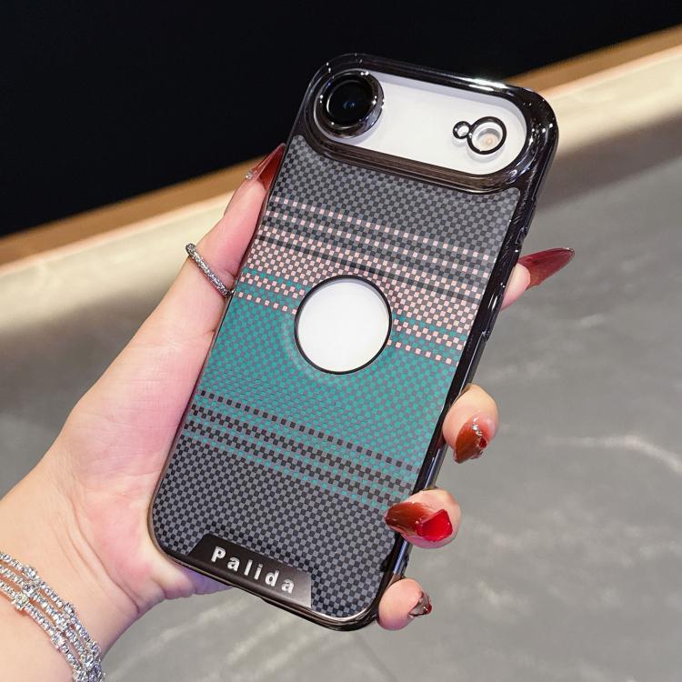 Custodia per telefono Palida con texture in Kevlar elettrolitico antiurto., For iPhone 17 Pro Max, For iPhone 17 Pro, For iPhone 17, For iPhone Air, For iPhone 16 Pro Max, For iPhone 16 Pro