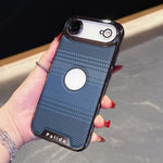 Custodia per telefono Palida con texture in Kevlar elettrolitico antiurto., For iPhone 17 Pro Max, For iPhone 17 Pro, For iPhone 17, For iPhone Air, For iPhone 16 Pro Max, For iPhone 16 Pro