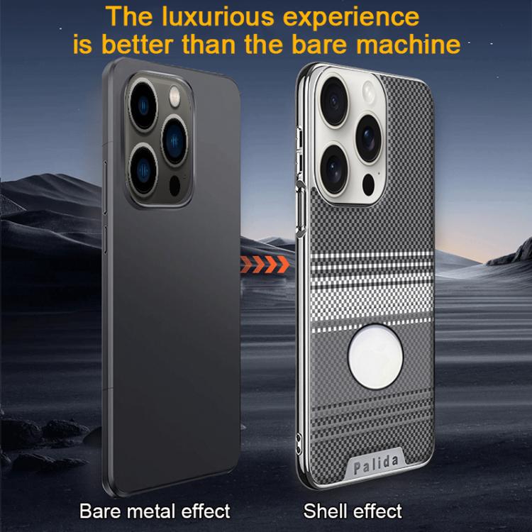 Custodia per telefono Palida con texture in Kevlar elettrolitico antiurto., For iPhone 14 Plus, For iPhone 14, For iPhone 14 Pro, For iPhone 14 Pro Max, For iPhone 13 Pro Max, For iPhone 13 Pro