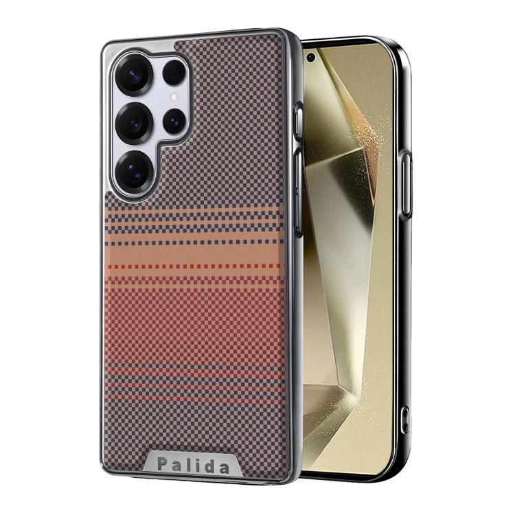 Custodia per telefono Palida con texture in Kevlar elettrolitico antiurto., For Samsung Galaxy S26 Ultra 5G, For Samsung Galaxy S26 5G, For Samsung Galaxy S25 5G, For Samsung Galaxy S25 Ultra 5G, For Samsung Galaxy S24 Ultra 5G, For Samsung Galaxy S24 5G