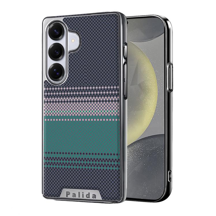 Custodia per telefono Palida con texture in Kevlar elettrolitico antiurto., For Samsung Galaxy S26 Ultra 5G, For Samsung Galaxy S26 5G, For Samsung Galaxy S25 5G, For Samsung Galaxy S25 Ultra 5G, For Samsung Galaxy S24 Ultra 5G, For Samsung Galaxy S24 5G