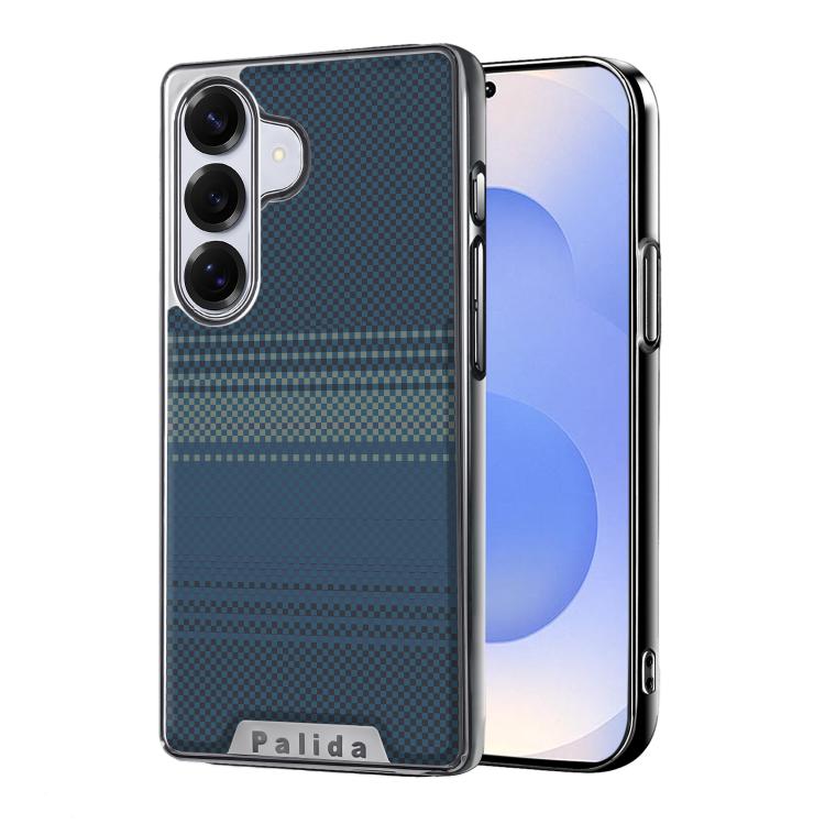 Custodia per telefono Palida con texture in Kevlar elettrolitico antiurto., For Samsung Galaxy S26 Ultra 5G, For Samsung Galaxy S26 5G, For Samsung Galaxy S25 5G, For Samsung Galaxy S25 Ultra 5G, For Samsung Galaxy S24 Ultra 5G, For Samsung Galaxy S24 5G