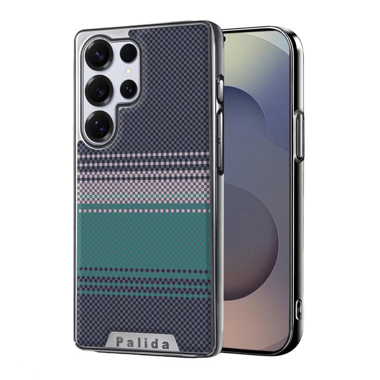 Custodia per telefono Palida con texture in Kevlar elettrolitico antiurto., For Samsung Galaxy S26 Ultra 5G, For Samsung Galaxy S26 5G, For Samsung Galaxy S25 5G, For Samsung Galaxy S25 Ultra 5G, For Samsung Galaxy S24 Ultra 5G, For Samsung Galaxy S24 5G