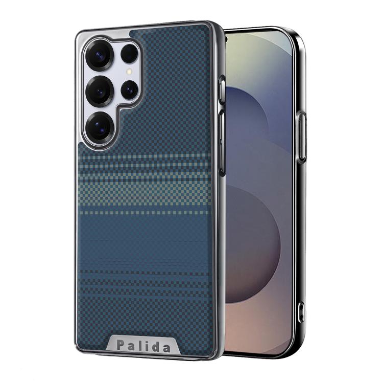 Custodia per telefono Palida con texture in Kevlar elettrolitico antiurto., For Samsung Galaxy S26 Ultra 5G, For Samsung Galaxy S26 5G, For Samsung Galaxy S25 5G, For Samsung Galaxy S25 Ultra 5G, For Samsung Galaxy S24 Ultra 5G, For Samsung Galaxy S24 5G