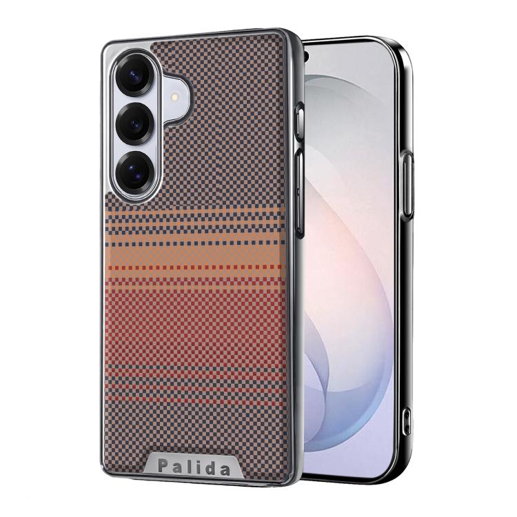 Custodia per telefono Palida con texture in Kevlar elettrolitico antiurto., For Samsung Galaxy S26 Ultra 5G, For Samsung Galaxy S26 5G, For Samsung Galaxy S25 5G, For Samsung Galaxy S25 Ultra 5G, For Samsung Galaxy S24 Ultra 5G, For Samsung Galaxy S24 5G