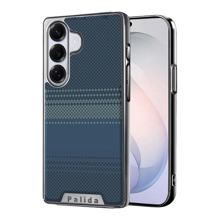 Custodia per telefono Palida con texture in Kevlar elettrolitico antiurto., For Samsung Galaxy S26 Ultra 5G, For Samsung Galaxy S26 5G, For Samsung Galaxy S25 5G, For Samsung Galaxy S25 Ultra 5G, For Samsung Galaxy S24 Ultra 5G, For Samsung Galaxy S24 5G