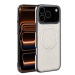 Cornice galvanizzata in ecopelle, custodia magnetica antiurto per telefono., For iPhone 17 Pro Max, For iPhone 17 Pro, For iPhone 17, For iPhone 16 Pro Max