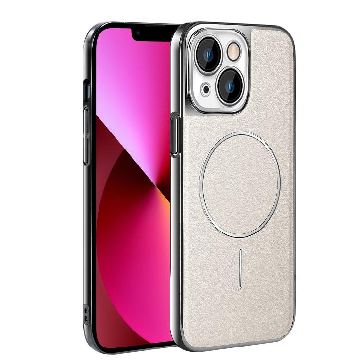 Cornice galvanizzata in ecopelle, custodia magnetica antiurto per telefono., For iPhone 13 Pro, For iPhone 13, For iPhone 12, For iPhone 12 Pro Max