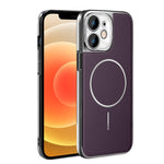 Cornice galvanizzata in ecopelle, custodia magnetica antiurto per telefono., For iPhone 13 Pro, For iPhone 13, For iPhone 12, For iPhone 12 Pro Max