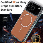 Cornice galvanizzata in ecopelle, custodia magnetica antiurto per telefono., For iPhone 15 Pro, For iPhone 15 Plus, For iPhone 15, For iPhone 14 Plus