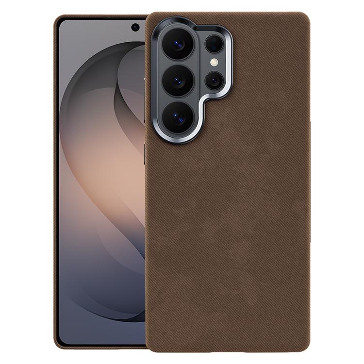 Custodia per telefono magnetica a copertura totale con texture in flanella, For Samsung Galaxy S26+ 5G, For Samsung Galaxy S26 Ultra 5G, For Samsung Galaxy S26 5G, For Samsung Galaxy S25 5G / S24 5G