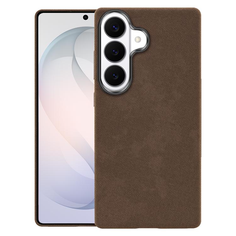 Custodia per telefono magnetica a copertura totale con texture in flanella, For Samsung Galaxy S26+ 5G, For Samsung Galaxy S26 Ultra 5G, For Samsung Galaxy S26 5G, For Samsung Galaxy S25 5G / S24 5G