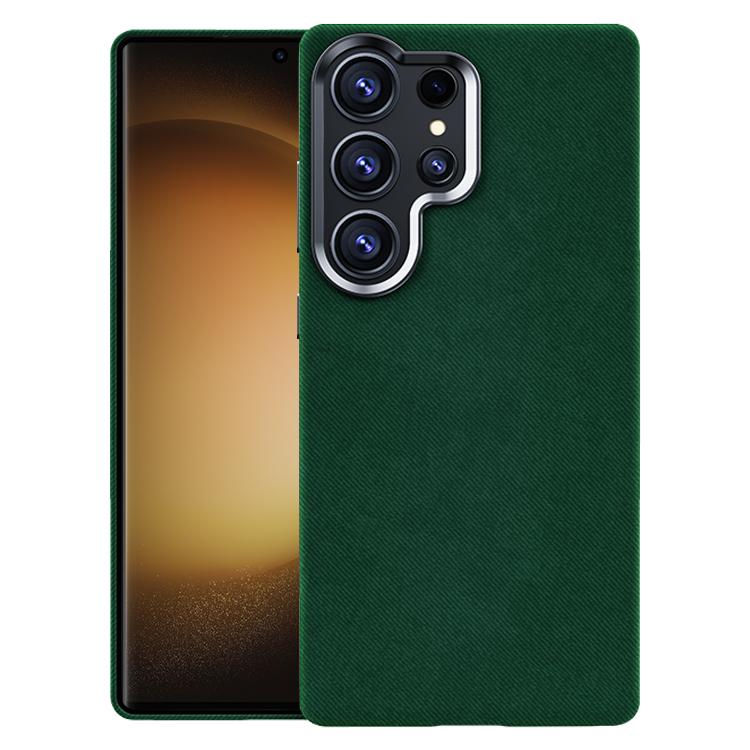 Custodia per telefono magnetica a copertura totale con texture in flanella, For Samsung Galaxy S25+ 5G / S24+ 5G, For Samsung Galaxy S25 Ultra 5G, For Samsung Galaxy S24 Ultra 5G, For Samsung Galaxy S23 Ultra 5G