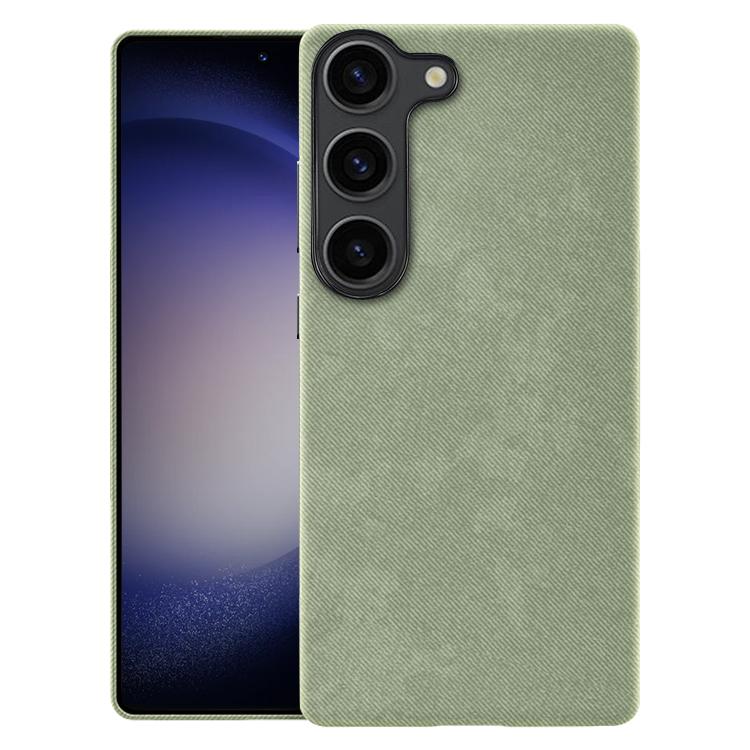 Custodia per telefono magnetica a copertura totale con texture in flanella, For Samsung Galaxy S23+ 5G, For Samsung Galaxy S23 5G