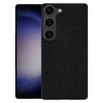 Custodia per telefono magnetica a copertura totale con texture in flanella, For Samsung Galaxy S23+ 5G, For Samsung Galaxy S23 5G