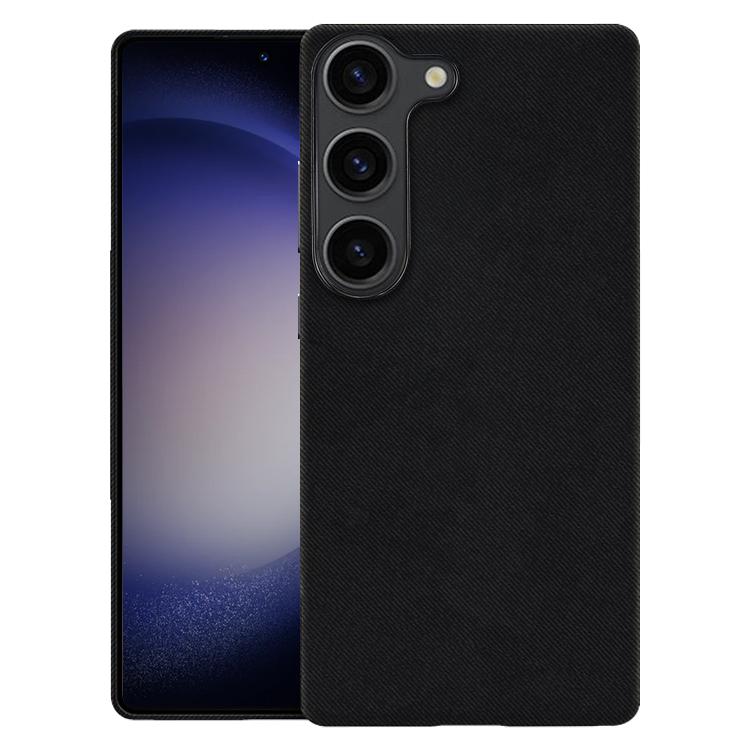 Custodia per telefono magnetica a copertura totale con texture in flanella, For Samsung Galaxy S23+ 5G, For Samsung Galaxy S23 5G