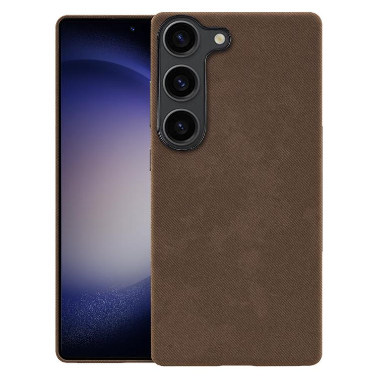 Custodia per telefono magnetica a copertura totale con texture in flanella, For Samsung Galaxy S23+ 5G, For Samsung Galaxy S23 5G