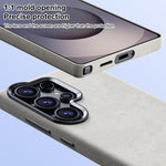 Custodia per telefono magnetica a copertura totale con texture in flanella, For Samsung Galaxy S26+ 5G, For Samsung Galaxy S26 Ultra 5G, For Samsung Galaxy S26 5G, For Samsung Galaxy S25 5G / S24 5G