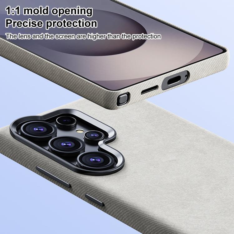 Custodia per telefono magnetica a copertura totale con texture in flanella, For Samsung Galaxy S26+ 5G, For Samsung Galaxy S26 Ultra 5G, For Samsung Galaxy S26 5G, For Samsung Galaxy S25 5G / S24 5G