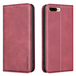 Custodia per telefono in pelle vegana con texture in pelle di vitello BINFEN COLOR, magnetica e con RFID integrato., For iPhone XR, For iPhone XS Max, For iPhone 8 Plus/6 Plus/7 Plus