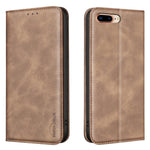 Custodia per telefono in pelle vegana con texture in pelle di vitello BINFEN COLOR, magnetica e con RFID integrato., For iPhone XR, For iPhone XS Max, For iPhone 8 Plus/6 Plus/7 Plus