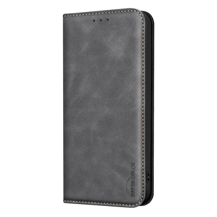 Custodia per telefono in pelle vegana con texture in pelle di vitello BINFEN COLOR, magnetica e con RFID integrato., For iPhone XR, For iPhone XS Max, For iPhone 8 Plus/6 Plus/7 Plus