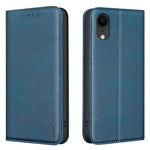 Custodia per telefono in pelle vegana con texture in pelle di vitello BINFEN COLOR, magnetica e con RFID integrato., For iPhone XR, For iPhone XS Max, For iPhone 8 Plus/6 Plus/7 Plus