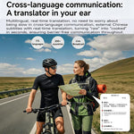 Occhiali da ciclismo intelligenti L805 con intelligenza artificiale e fotocamera stabilizzata da 8 MP