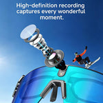 Occhiali da ciclismo intelligenti L805 con intelligenza artificiale e fotocamera stabilizzata da 8 MP