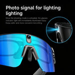 Occhiali da ciclismo intelligenti L805 con intelligenza artificiale e fotocamera stabilizzata da 8 MP