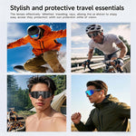 Occhiali da ciclismo intelligenti L805 con intelligenza artificiale e fotocamera stabilizzata da 8 MP