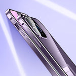 Custodia per telefono in vetro temperato HD con doppia fibbia magnetica., For iPhone 17 Pro Max, For iPhone 17 Pro