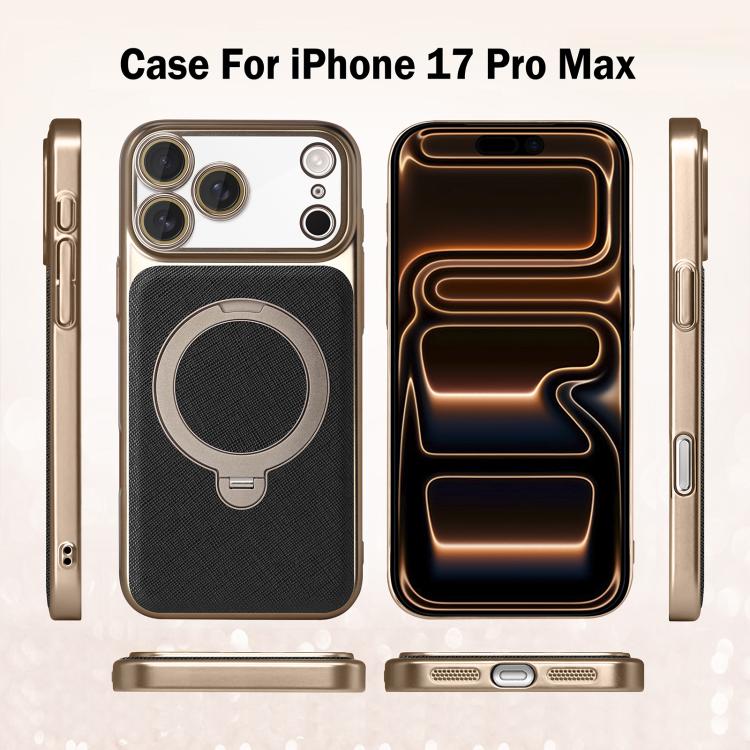Custodia per telefono con supporto magnetico Gold Shield per obiettivi e pellicole., For iPhone 15, For iPhone 14, For iPhone 14 Pro, For iPhone 14 Pro Max, For iPhone 13 Pro Max, For iPhone 13 Pro, For iPhone 13