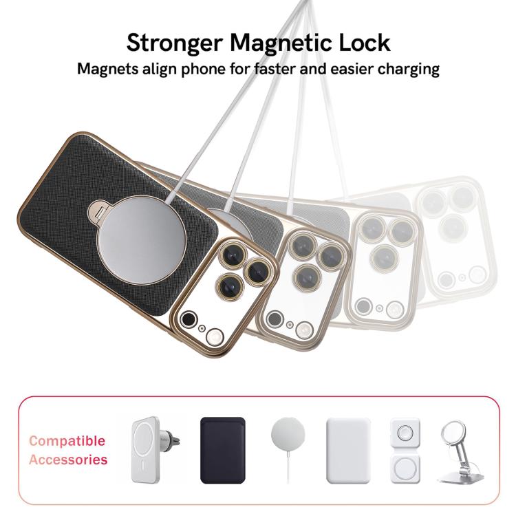 Custodia per telefono con supporto magnetico Gold Shield per obiettivi e pellicole., For iPhone 15, For iPhone 14, For iPhone 14 Pro, For iPhone 14 Pro Max, For iPhone 13 Pro Max, For iPhone 13 Pro, For iPhone 13