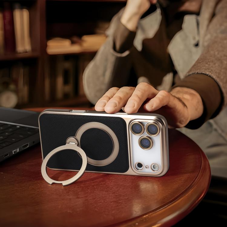 Custodia per telefono con supporto magnetico Gold Shield per obiettivi e pellicole., For iPhone 15, For iPhone 14, For iPhone 14 Pro, For iPhone 14 Pro Max, For iPhone 13 Pro Max, For iPhone 13 Pro, For iPhone 13