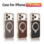 Custodia per telefono con supporto magnetico Gold Shield per obiettivi e pellicole., For iPhone 15, For iPhone 14, For iPhone 14 Pro, For iPhone 14 Pro Max, For iPhone 13 Pro Max, For iPhone 13 Pro, For iPhone 13