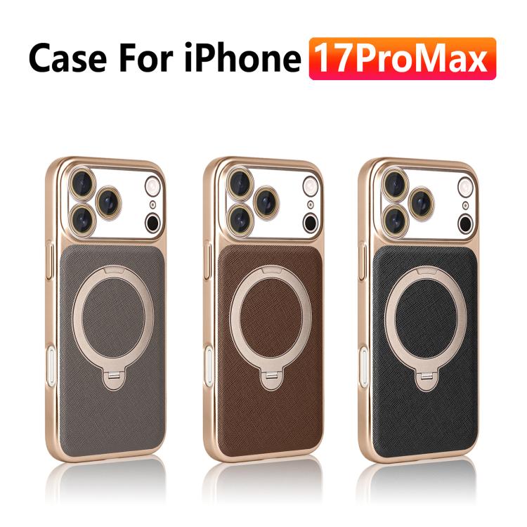 Custodia per telefono con supporto magnetico Gold Shield per obiettivi e pellicole., For iPhone 15, For iPhone 14, For iPhone 14 Pro, For iPhone 14 Pro Max, For iPhone 13 Pro Max, For iPhone 13 Pro, For iPhone 13