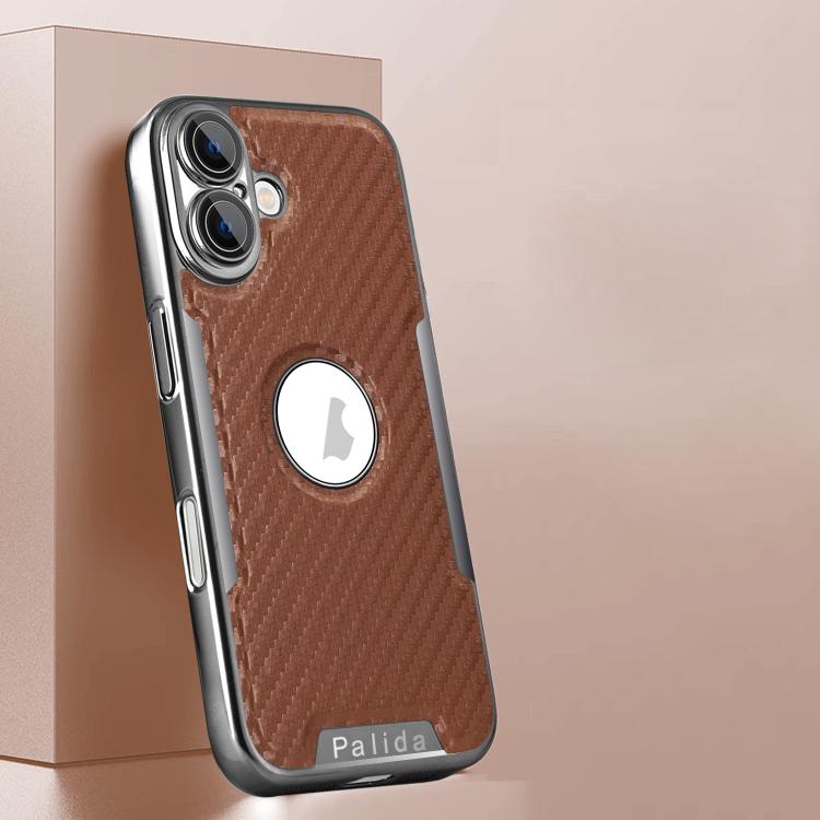 Custodia per telefono Palida Y7 con pellicola protettiva effetto fibra di carbonio elettrolitica., For iPhone 17 Pro Max, For iPhone 17 Pro, For iPhone 17, For iPhone Air