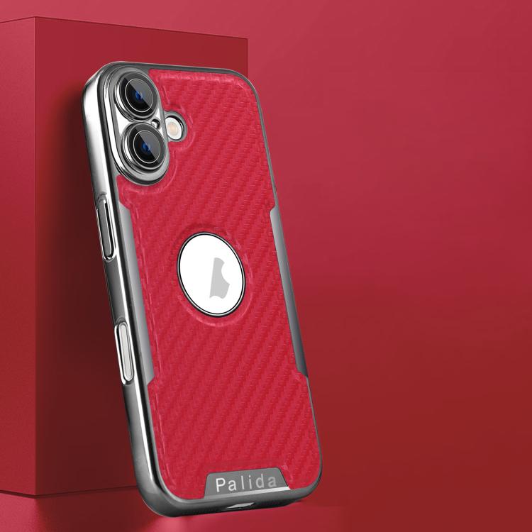 Custodia per telefono Palida Y7 con pellicola protettiva effetto fibra di carbonio elettrolitica., For iPhone 17 Pro Max, For iPhone 17 Pro, For iPhone 17, For iPhone Air