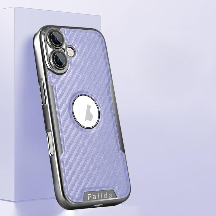 Custodia per telefono Palida Y7 con pellicola protettiva effetto fibra di carbonio elettrolitica., For iPhone 17 Pro Max, For iPhone 17 Pro, For iPhone 17, For iPhone Air