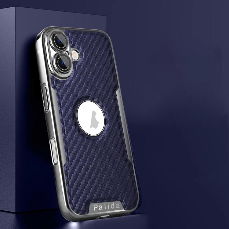 Custodia per telefono Palida Y7 con pellicola protettiva effetto fibra di carbonio elettrolitica., For iPhone 17 Pro Max, For iPhone 17 Pro, For iPhone 17, For iPhone Air