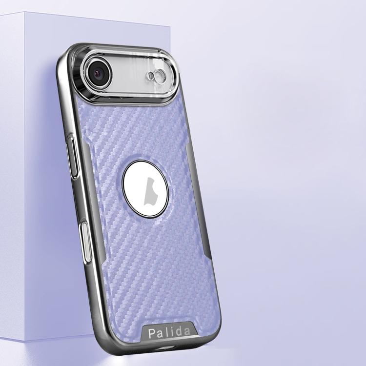 Custodia per telefono Palida Y7 con pellicola protettiva effetto fibra di carbonio elettrolitica., For iPhone 17 Pro Max, For iPhone 17 Pro, For iPhone 17, For iPhone Air