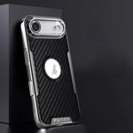 Custodia per telefono Palida Y7 con pellicola protettiva effetto fibra di carbonio elettrolitica., For iPhone 17 Pro Max, For iPhone 17 Pro, For iPhone 17, For iPhone Air