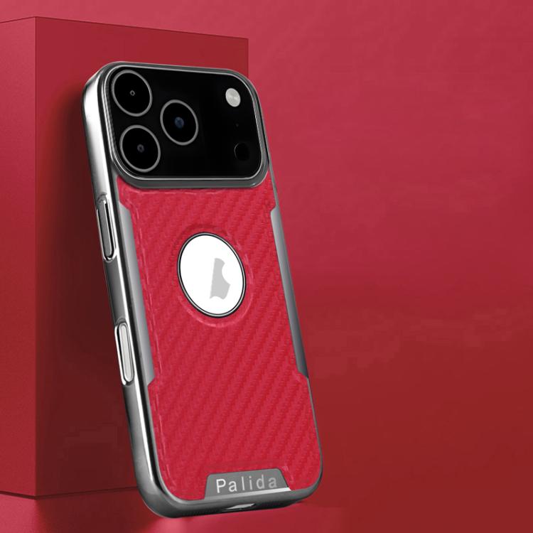 Custodia per telefono Palida Y7 con pellicola protettiva effetto fibra di carbonio elettrolitica., For iPhone 17 Pro Max, For iPhone 17 Pro, For iPhone 17, For iPhone Air