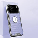 Custodia per telefono Palida Y7 con pellicola protettiva effetto fibra di carbonio elettrolitica., For iPhone 17 Pro Max, For iPhone 17 Pro, For iPhone 17, For iPhone Air