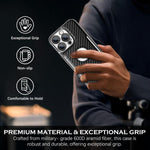 Custodia per telefono Palida Y7 con pellicola protettiva effetto fibra di carbonio elettrolitica., For iPhone 14 Pro Max, For iPhone 13 Pro Max, For iPhone 13 Pro, For iPhone 13