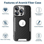 Custodia per telefono Palida Y7 con pellicola protettiva effetto fibra di carbonio elettrolitica., For iPhone 15 Pro, For iPhone 15, For iPhone 14, For iPhone 14 Pro