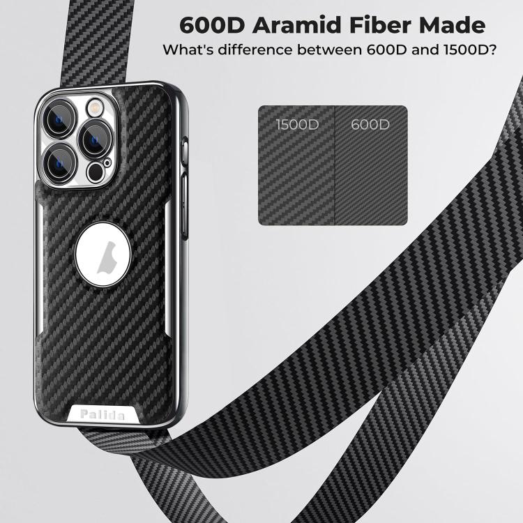 Custodia per telefono Palida Y7 con pellicola protettiva effetto fibra di carbonio elettrolitica., For iPhone 14 Pro Max, For iPhone 13 Pro Max, For iPhone 13 Pro, For iPhone 13