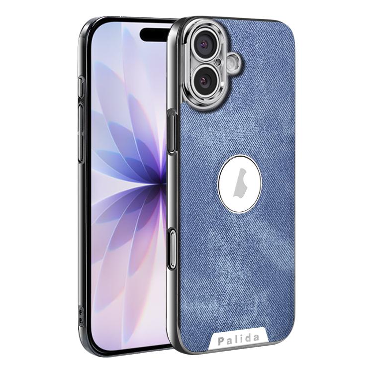 Custodia per telefono Palida Y13 con texture Mecha Denim a copertura totale, For iPhone 17 Pro Max, For iPhone 17 Pro, For iPhone 17, For iPhone Air, For iPhone 16 Pro Max, For iPhone 16 Pro